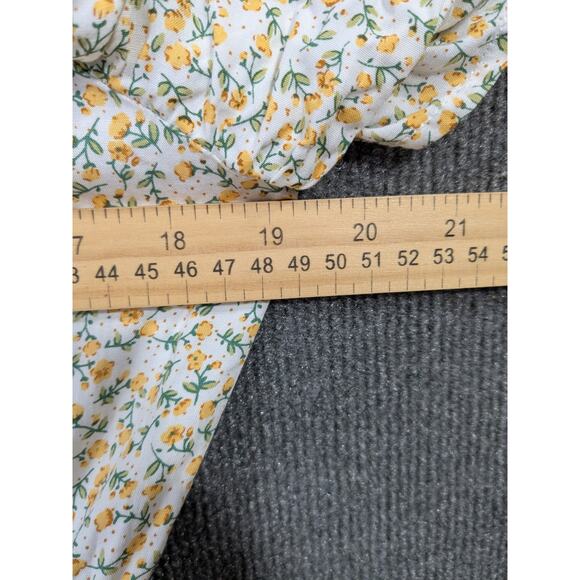 Sokie Collective The Mini Flicker Dress Womens Medium Micro Ditzy Floral Tiered - Picture 10 of 13